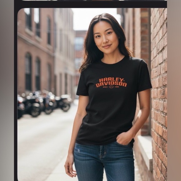 Womens Harley-Davidson T-Shirt - Picture 1 of 6